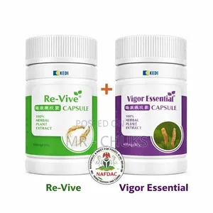 Revive Capsule and Vigor Essential for Effective Sexual Health/Feeling