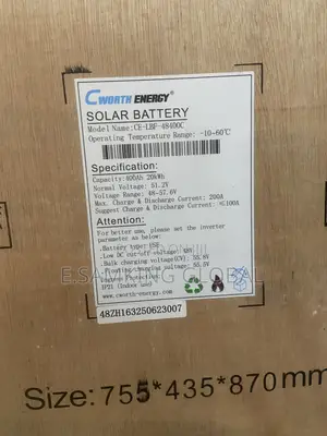 20kwh Cworth Lithium Battery