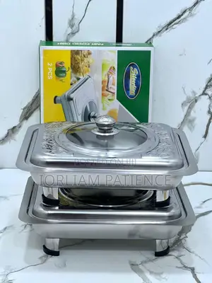 Two Pieces Stainless Steel Chafing Dish Set