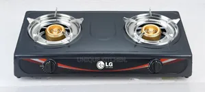 Lg Nonstick Double Burner Table Gas