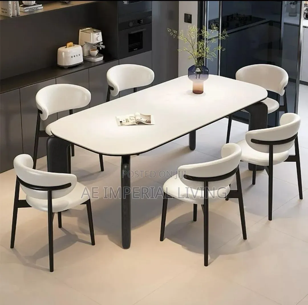 Minimalist Marble Dining Set