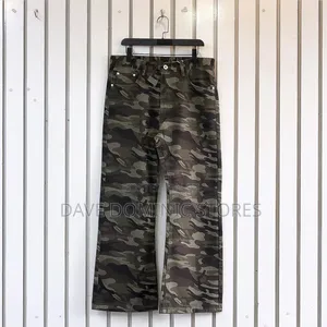 Premium Flare Camouflage Jeans