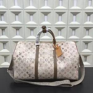 Louis Vuitton Quality Luxury Genuine Leather Duffle Bag.