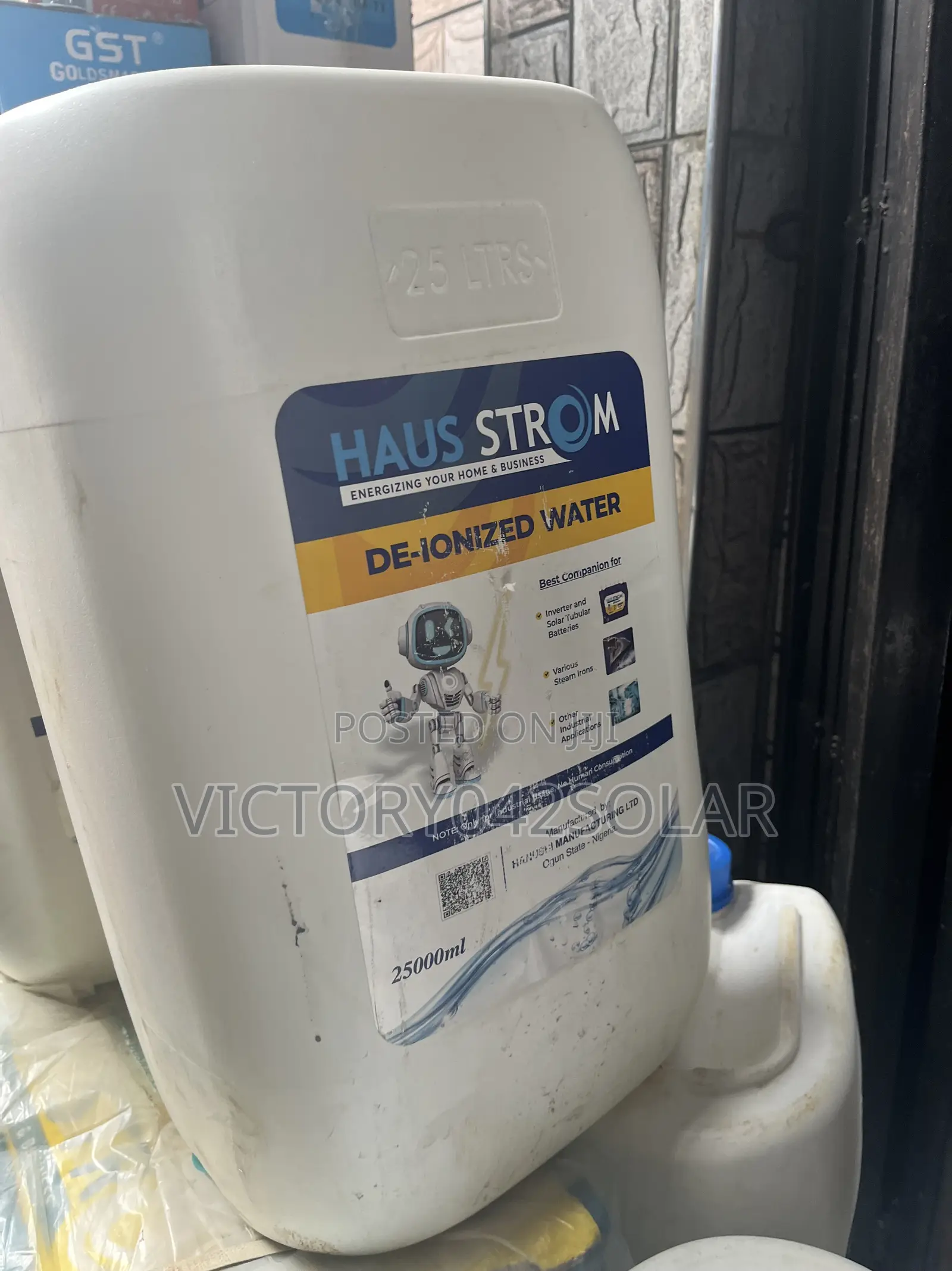 Haus Strom Deionised Water Available