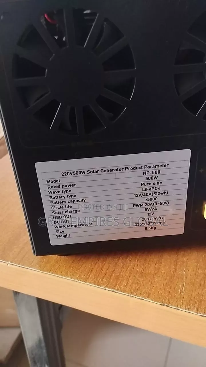 Lumin Solar Generator 512kwh/500w Output