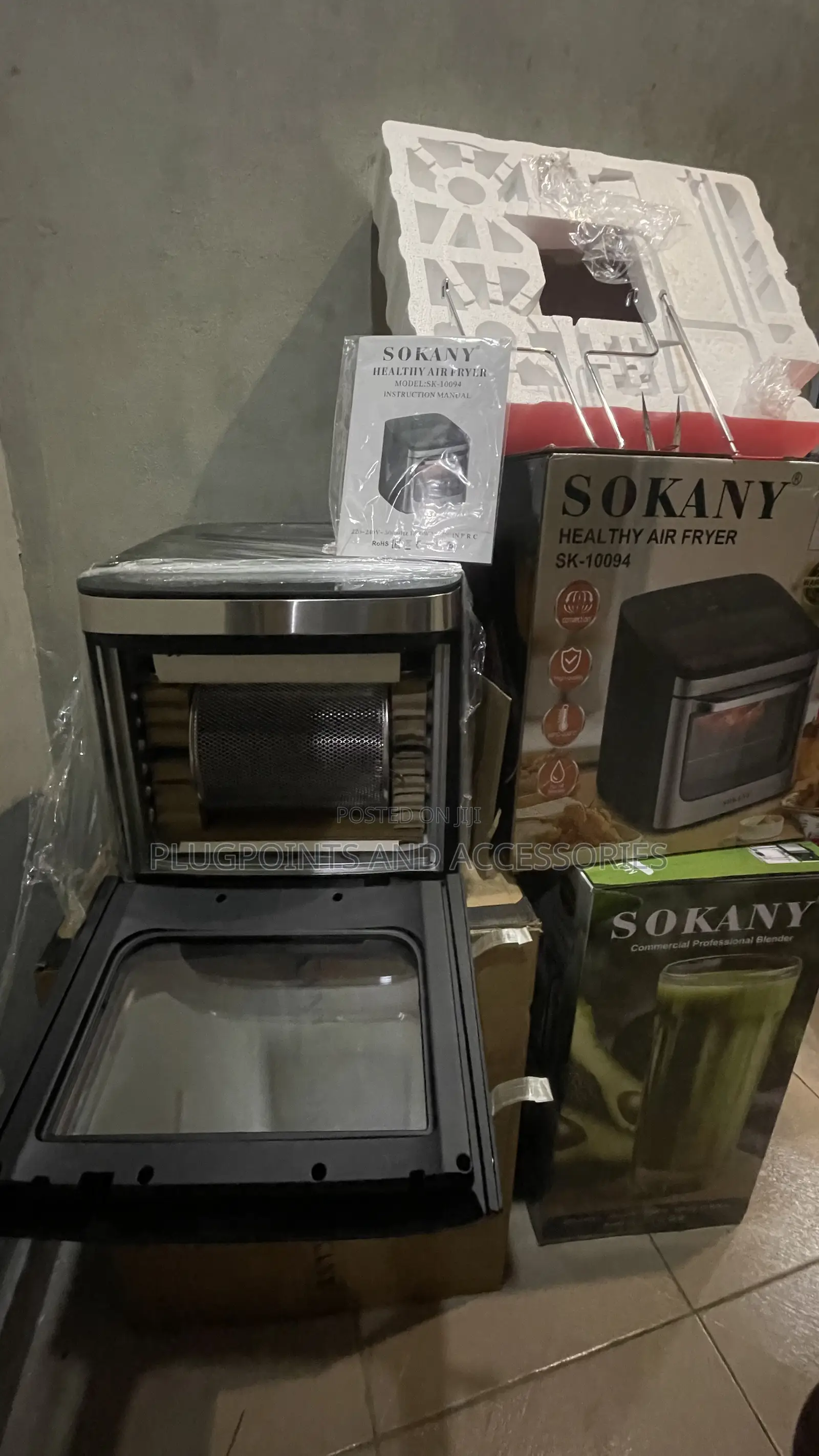 Sokany 14liters Airfryer Sk-10094 + Free Delivery Today Only