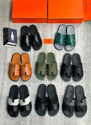 Hermes Leather Slipers 40-46 Available in All Colors