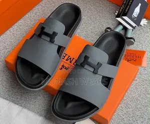 Hermes Buckle and Cross Slipers 40-46