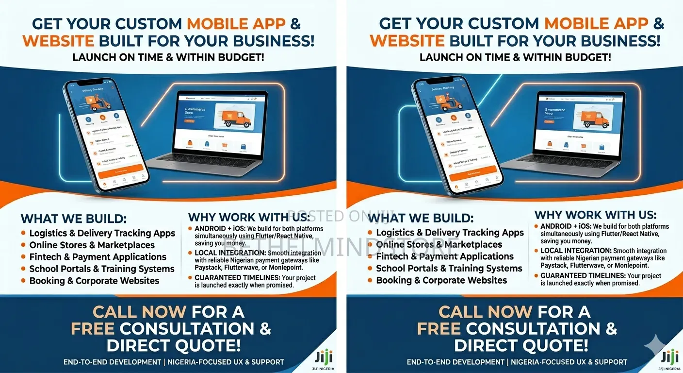 ​Custom Mobile App and Website Development Ios, Android,