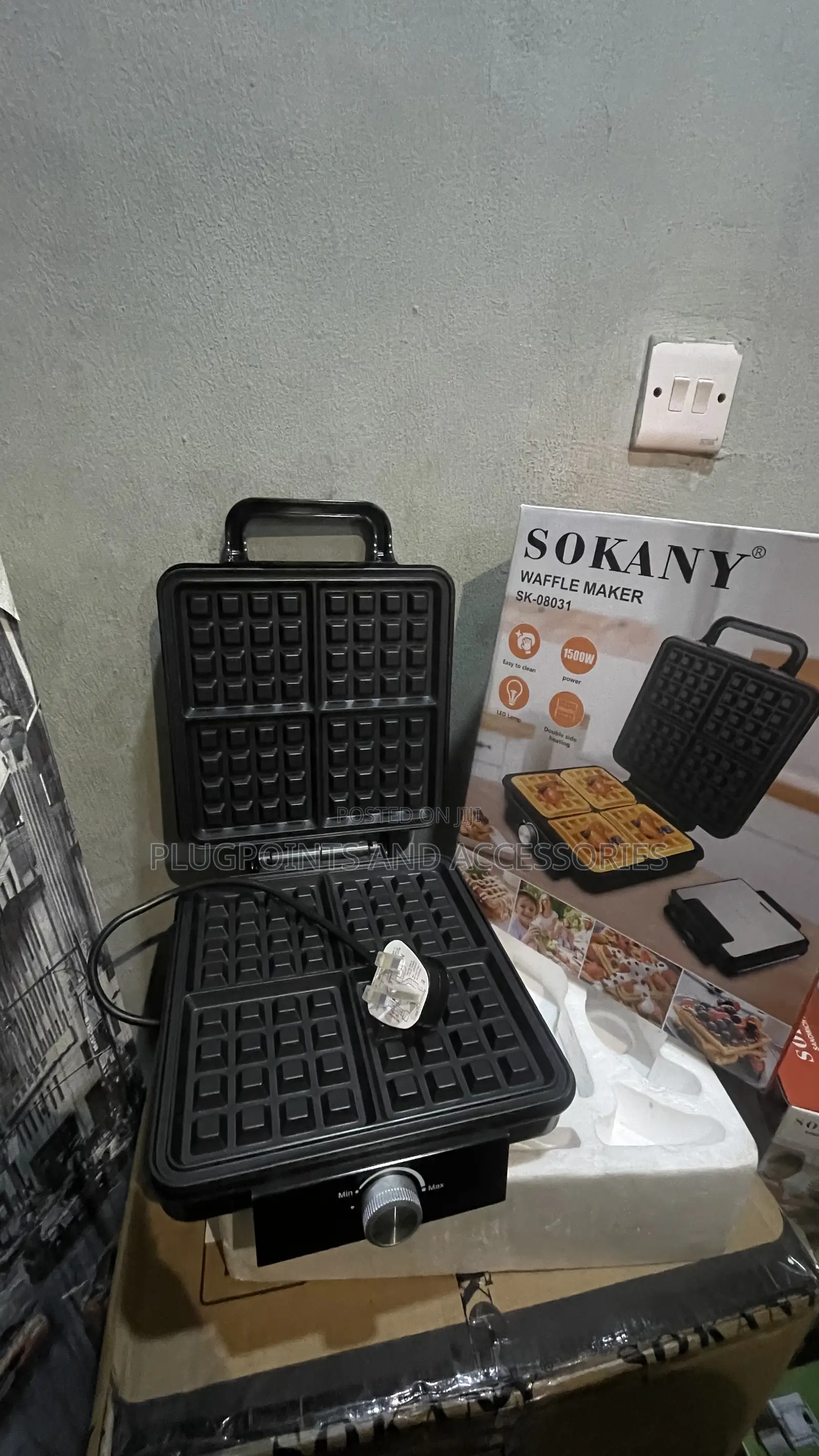 Sokany Waffle Maker + Free Delivery Today Only