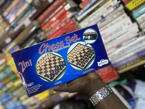 2 in 1 Magnetic Chess Board and Draught Board