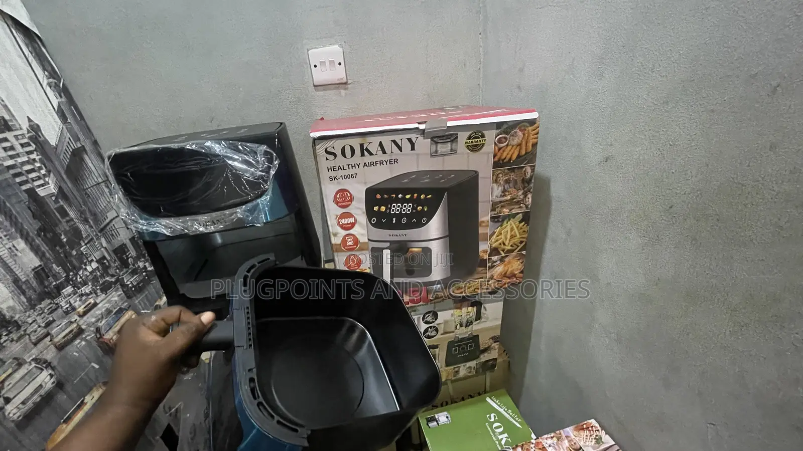 Sokany Airfryer 9.5liters + Free Delivery Today Only