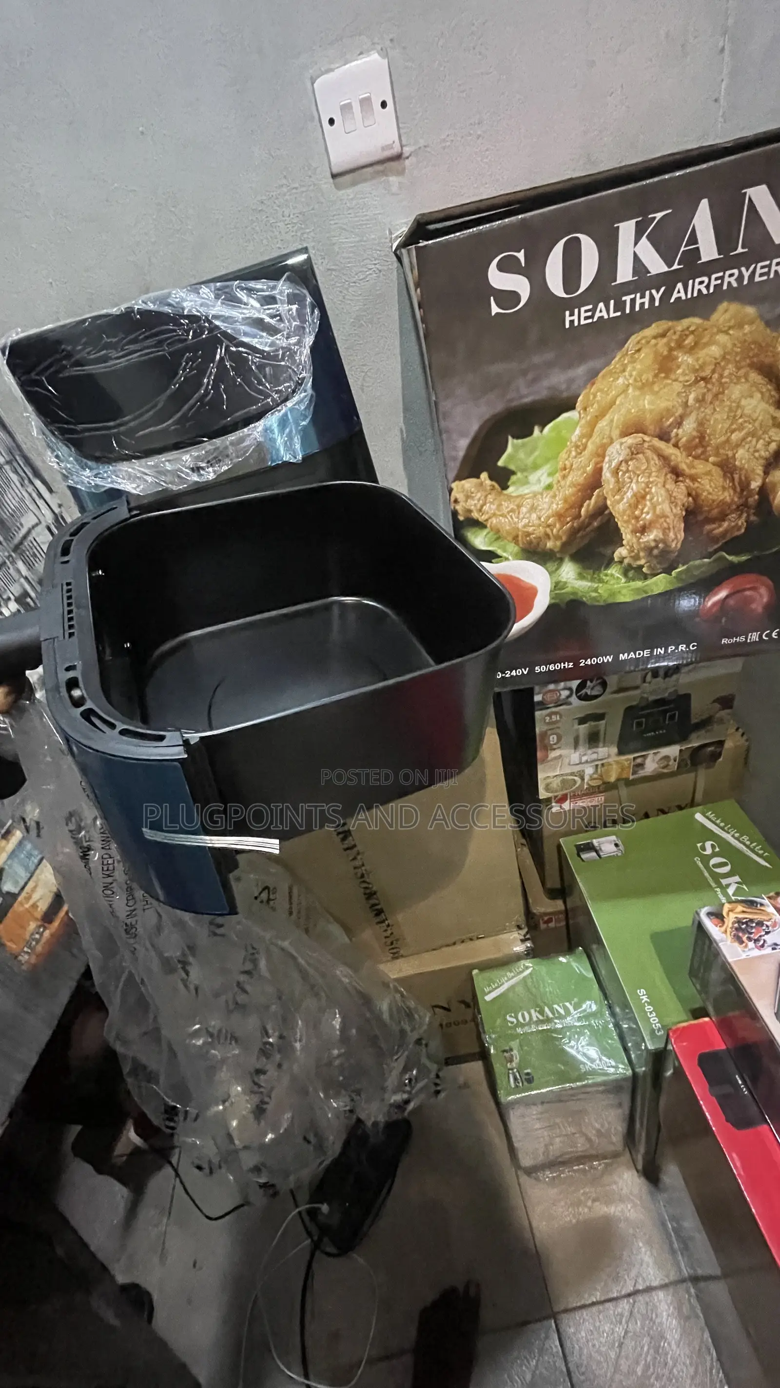 Sokany Airfryer 9.5liters + Free Delivery Today Only