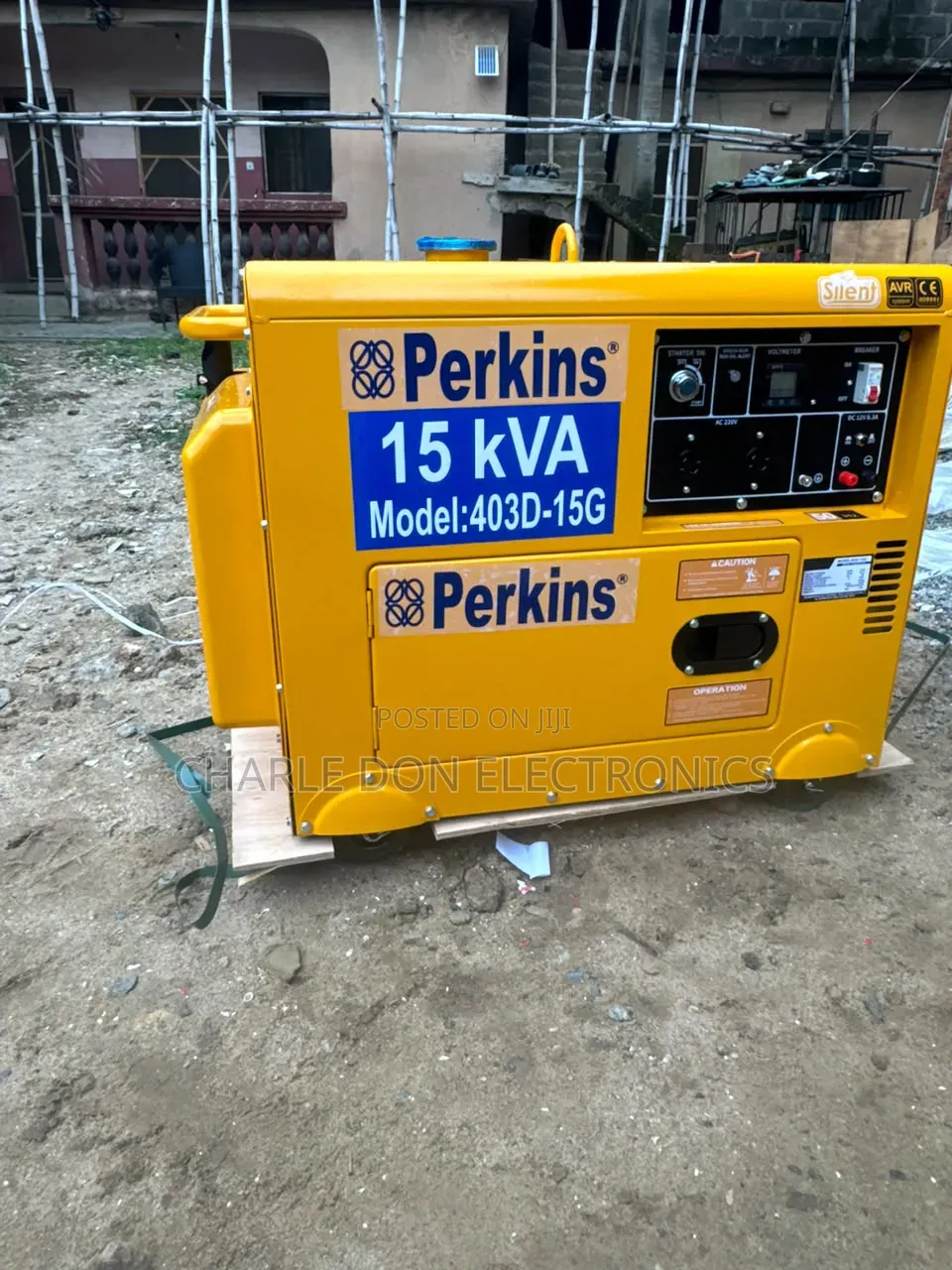Perkins 15kva Generator With 100% Copper Alternator