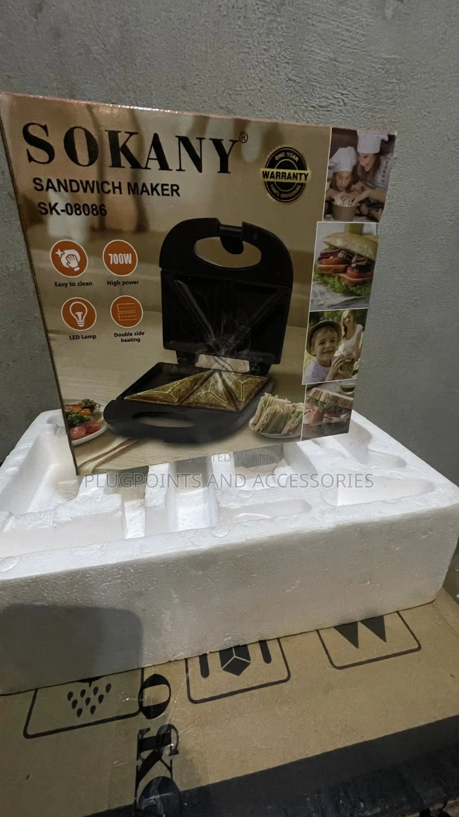 Sokany 2slice Sandwich Maker