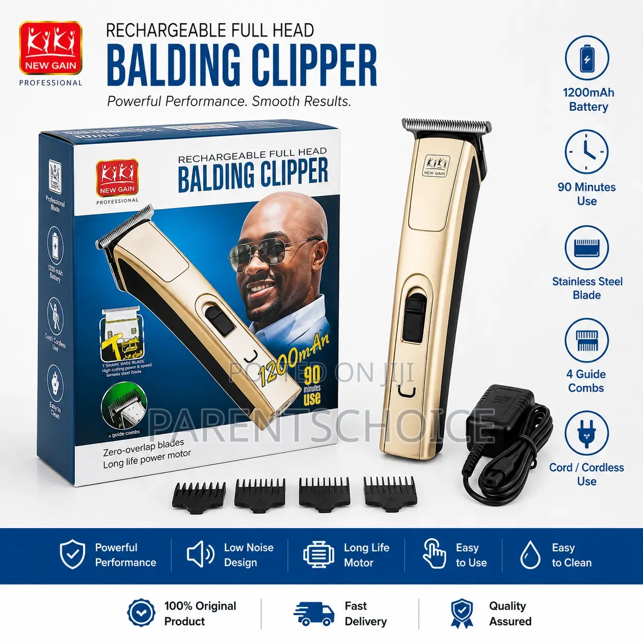 Kiki Rechargeable Balding Clipper