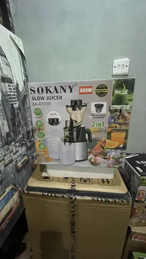 Sokany Slow Juicer 800w Sk-01010 With Free Ice Cream Accessories