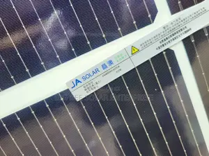 625w Ja Bifacial Solar Panel