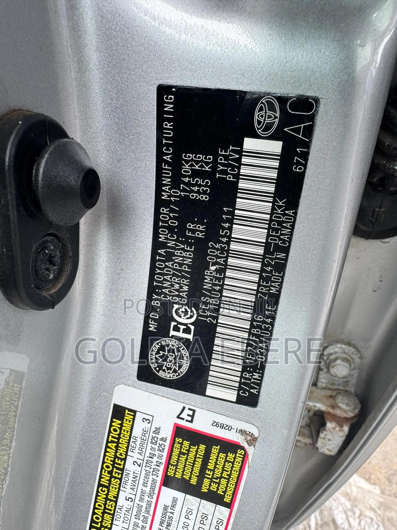 Toyota Corolla LE 4dr Sedan (1.8L 4cyl 4A) 2010 Silver