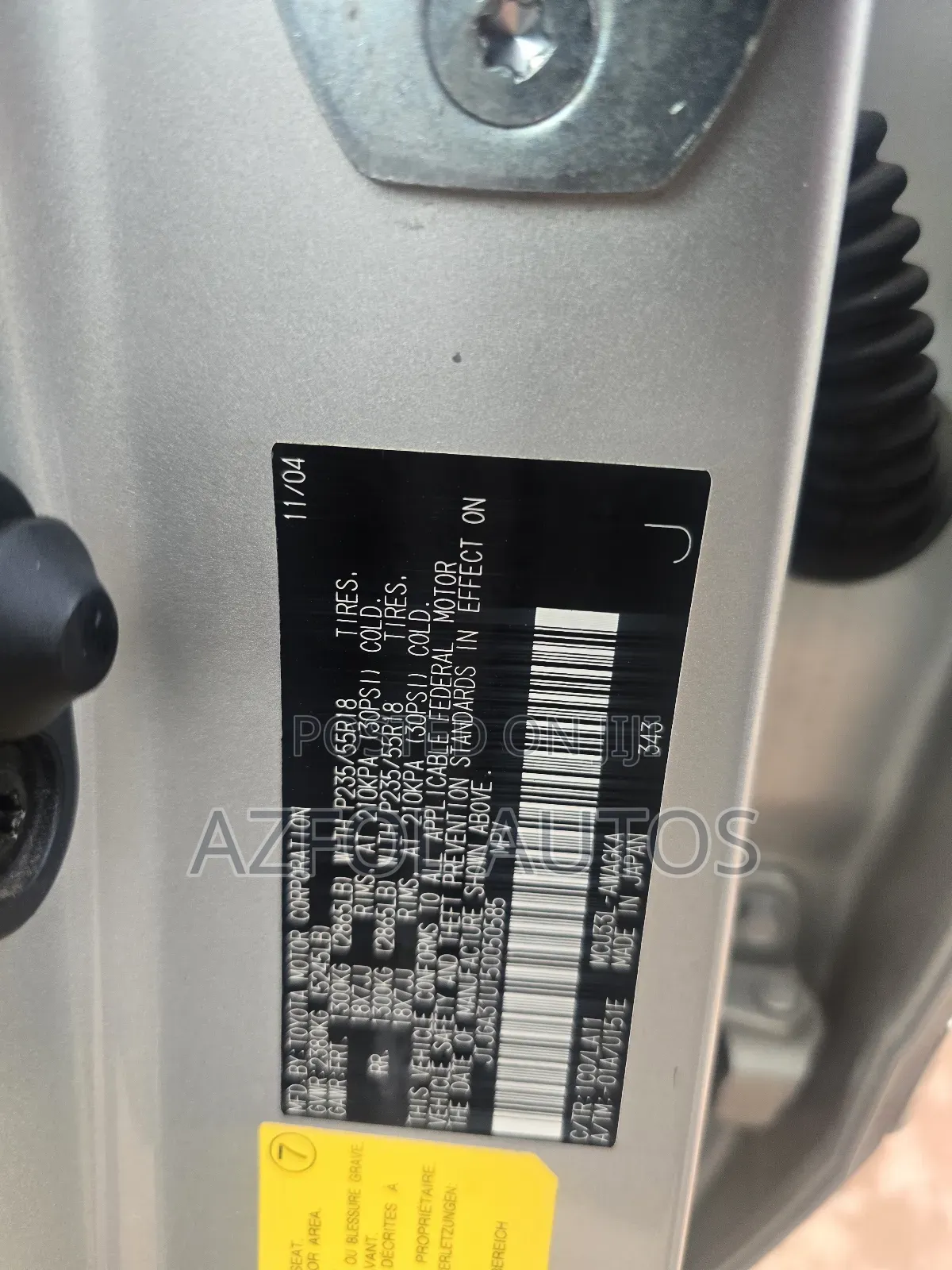 Lexus RX 330 2005 Silver