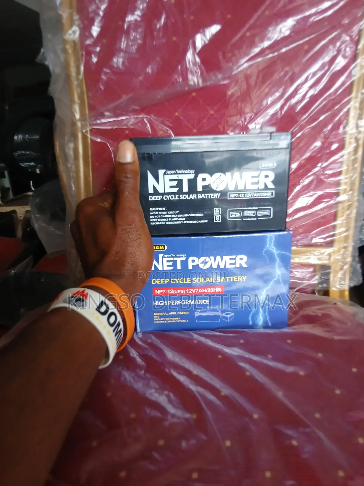 Net Power Battery 12v7ah