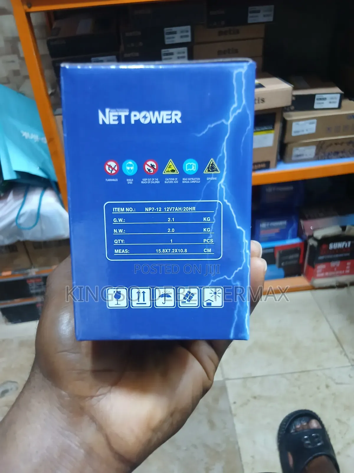 Net Power Battery 12v7ah