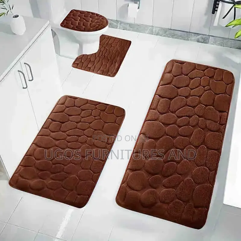 4 in 1 Toilet Mat Available in Different Colours