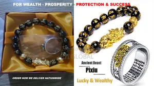 Wealth and Success Ring With Bracelet