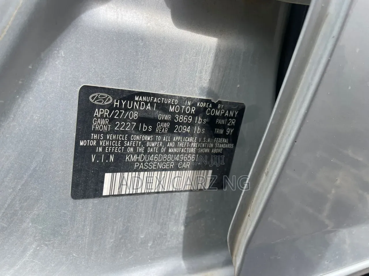 Hyundai Elantra 1.6 GLS Automatic 2008 Silver