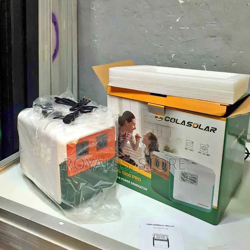 1000watts Solar Generator and 100watts Solar Panel