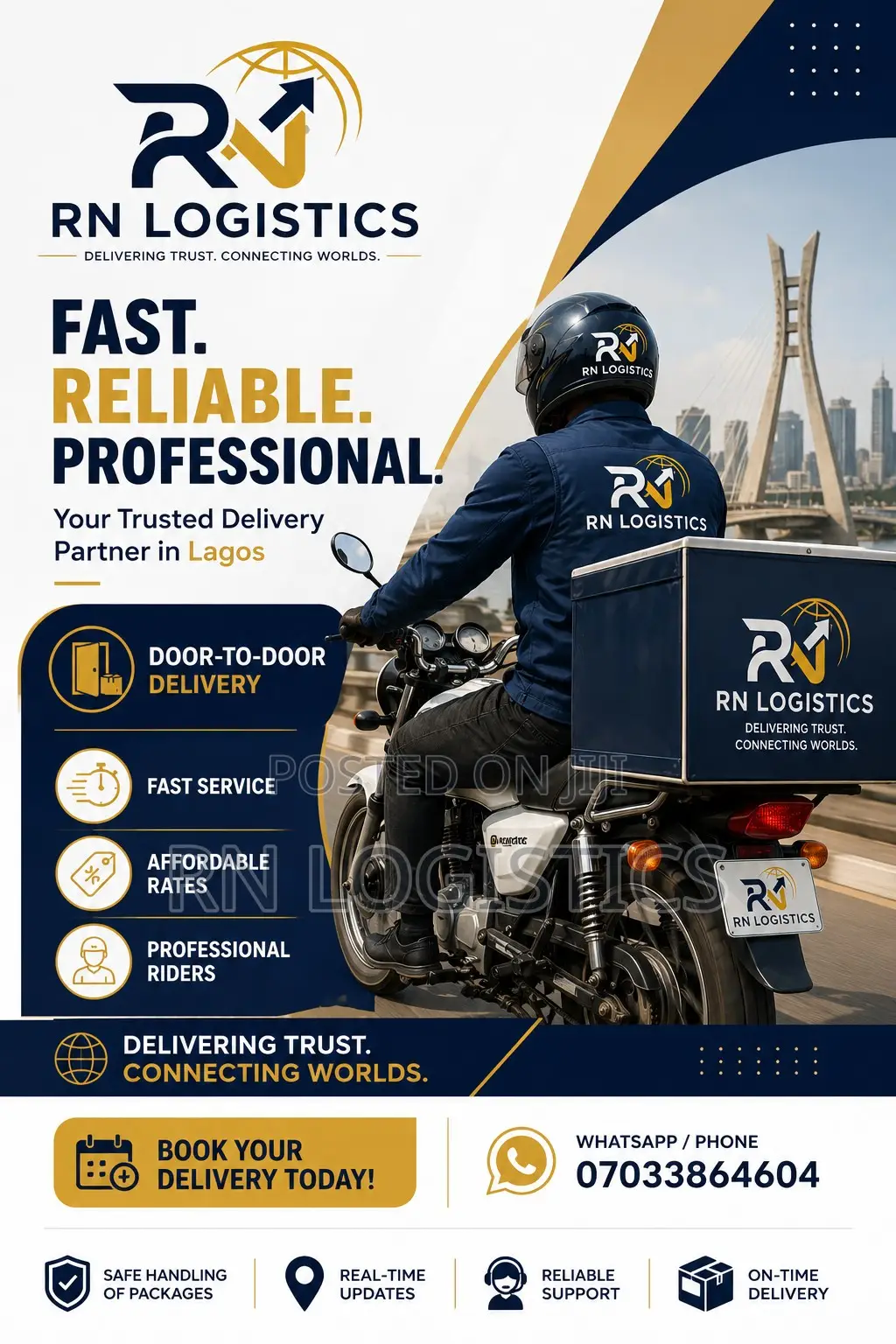 Rn Logistics, Dispatch Rider Services in Lagos