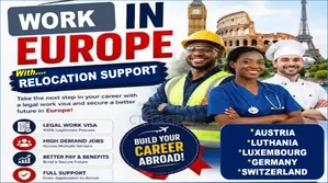 Work In Europe With Relocation Support