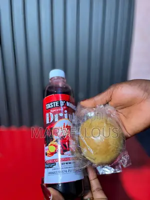 Egg Roll and Zobo Drink