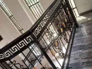 Wrought-Iron Handrail Flat Top