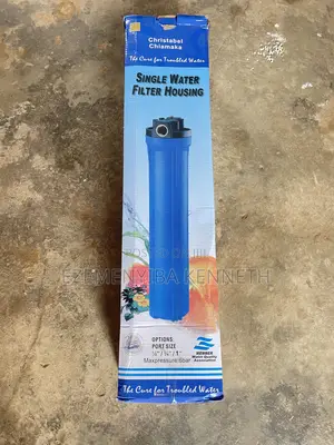 Long Water Filter Blue And Transparent Available