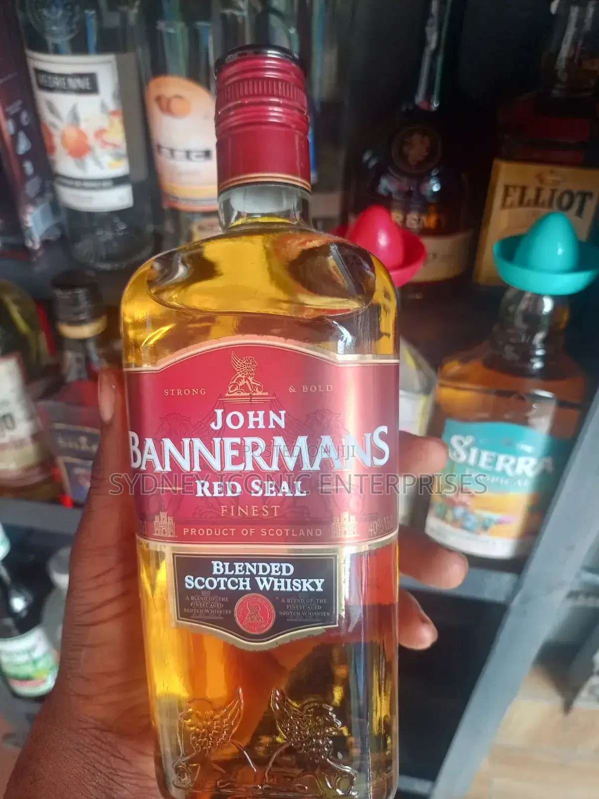John Bannermans Red Seal Whiskey