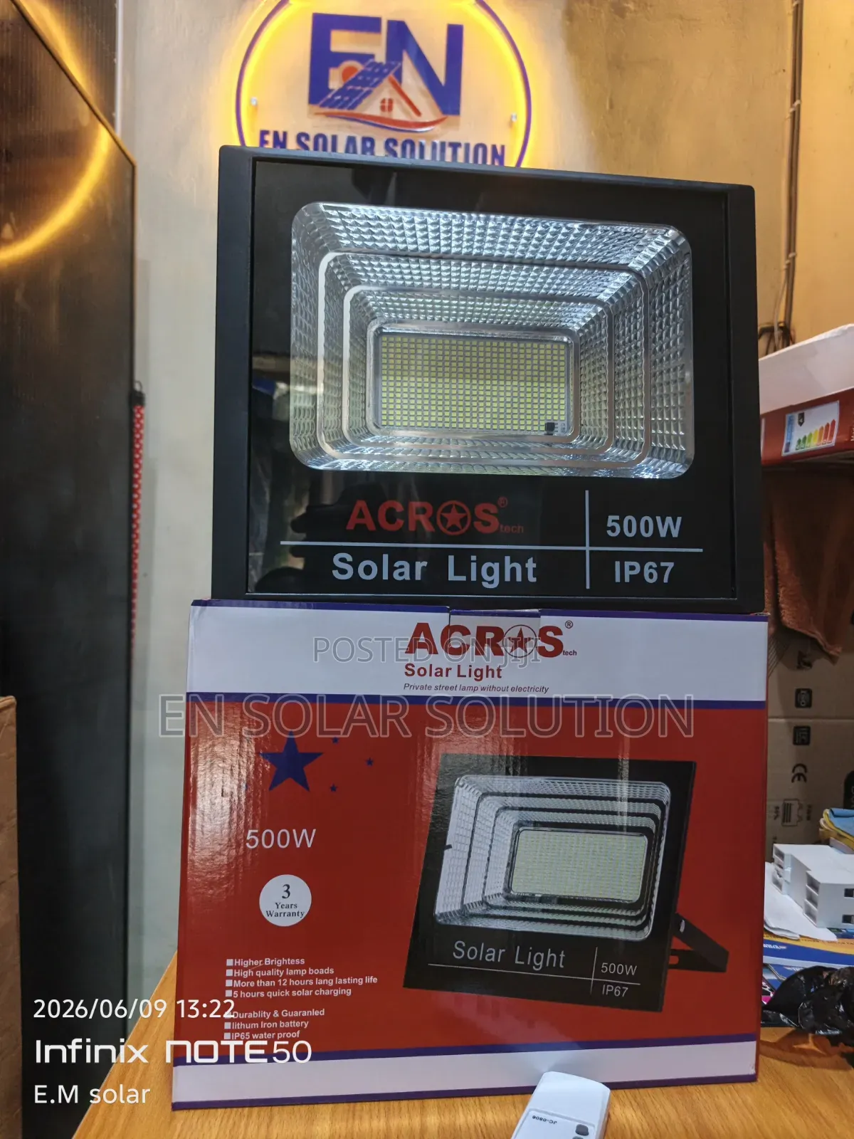 500watts Solar Street Lights