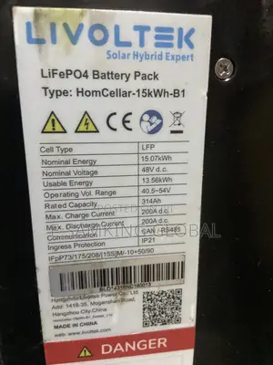 15kwh Livoltek Lithium Ion Batteries