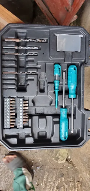 Total 12v Cordless Drill Tool Kit