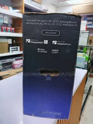 Alienware Aw3425dw 34inch Qd- Oled Curved Monitor