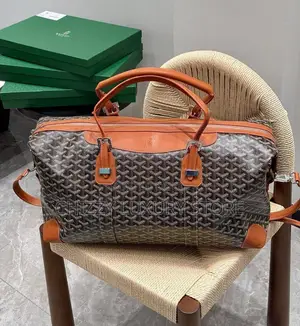 Goyard Quality Luxury Men Genuine Leather Duffle Bag
