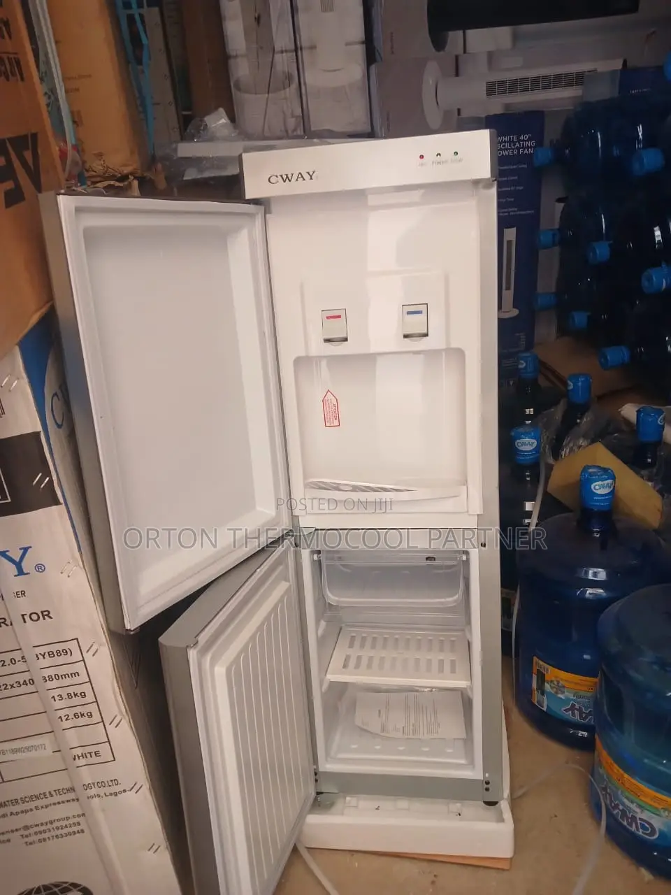Cway Water Dispenser With Fridge