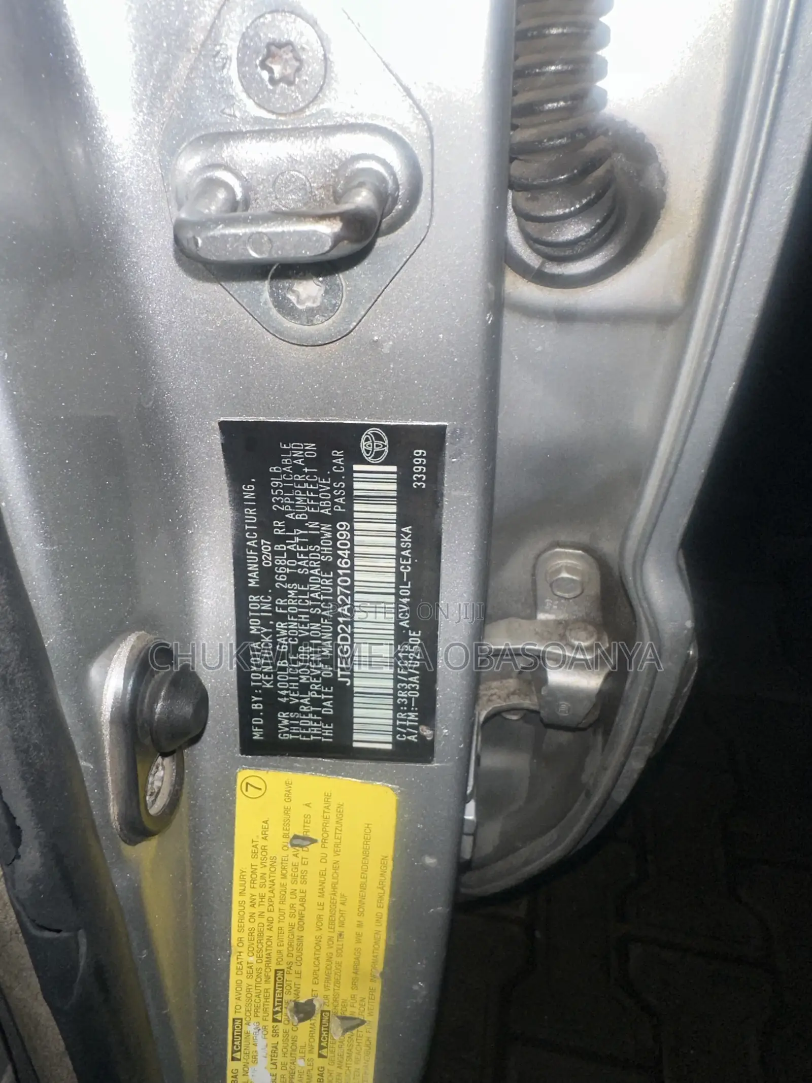 Toyota Highlander 2007 Silver