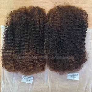14 Inches Afro Kinky Bulk Human Hair Three Tone (3t4/333)