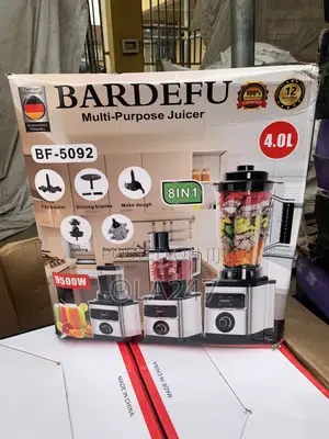 Brand New Bardefu 8-in-1 Multi-Purpose Food Processor Blender (9500w