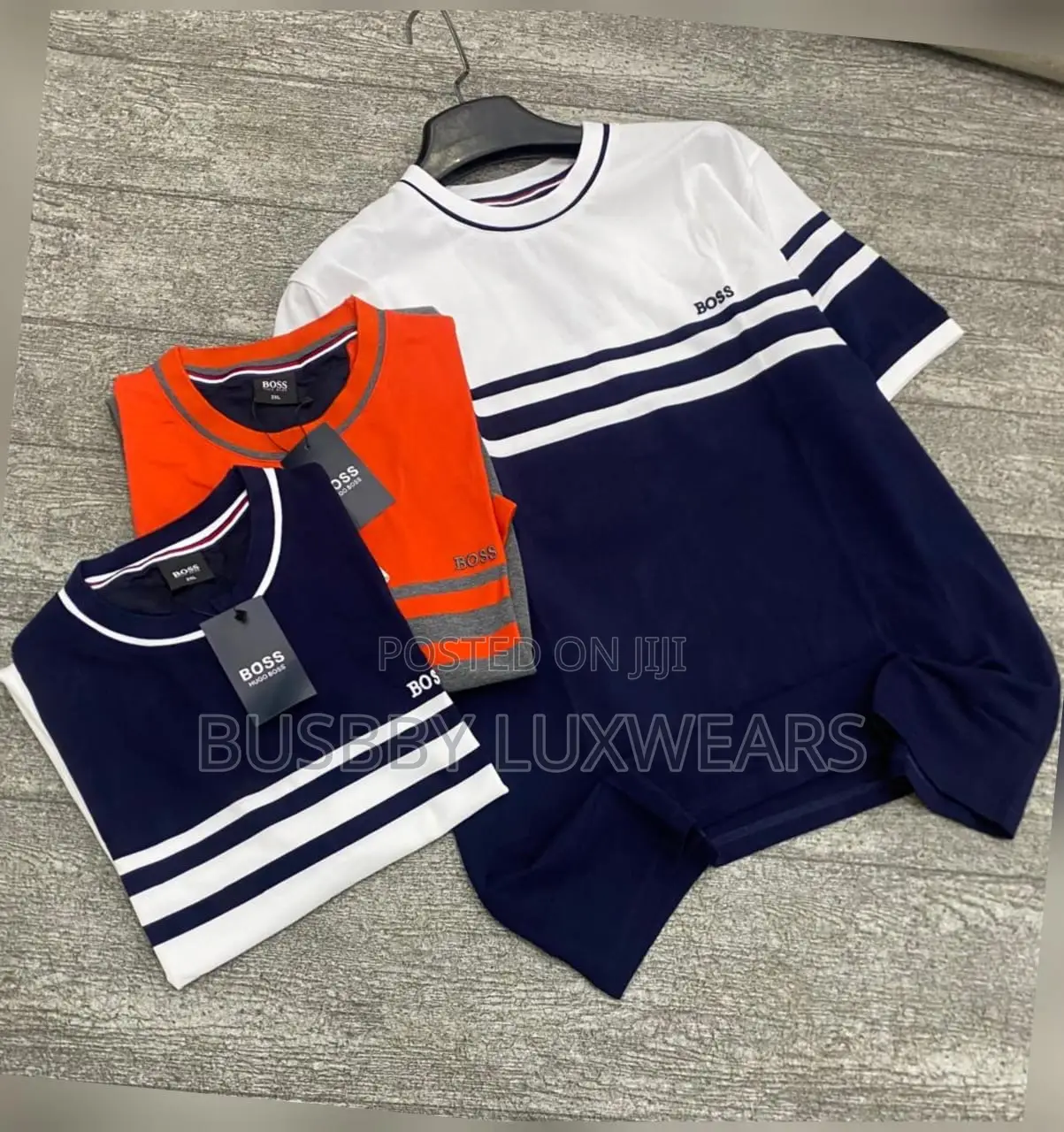 Hugo Boss Strip Polos for Men