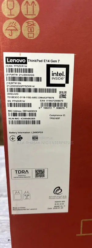 New Laptop Lenovo 32GB Intel Core Ultra 7 SSD 512GB