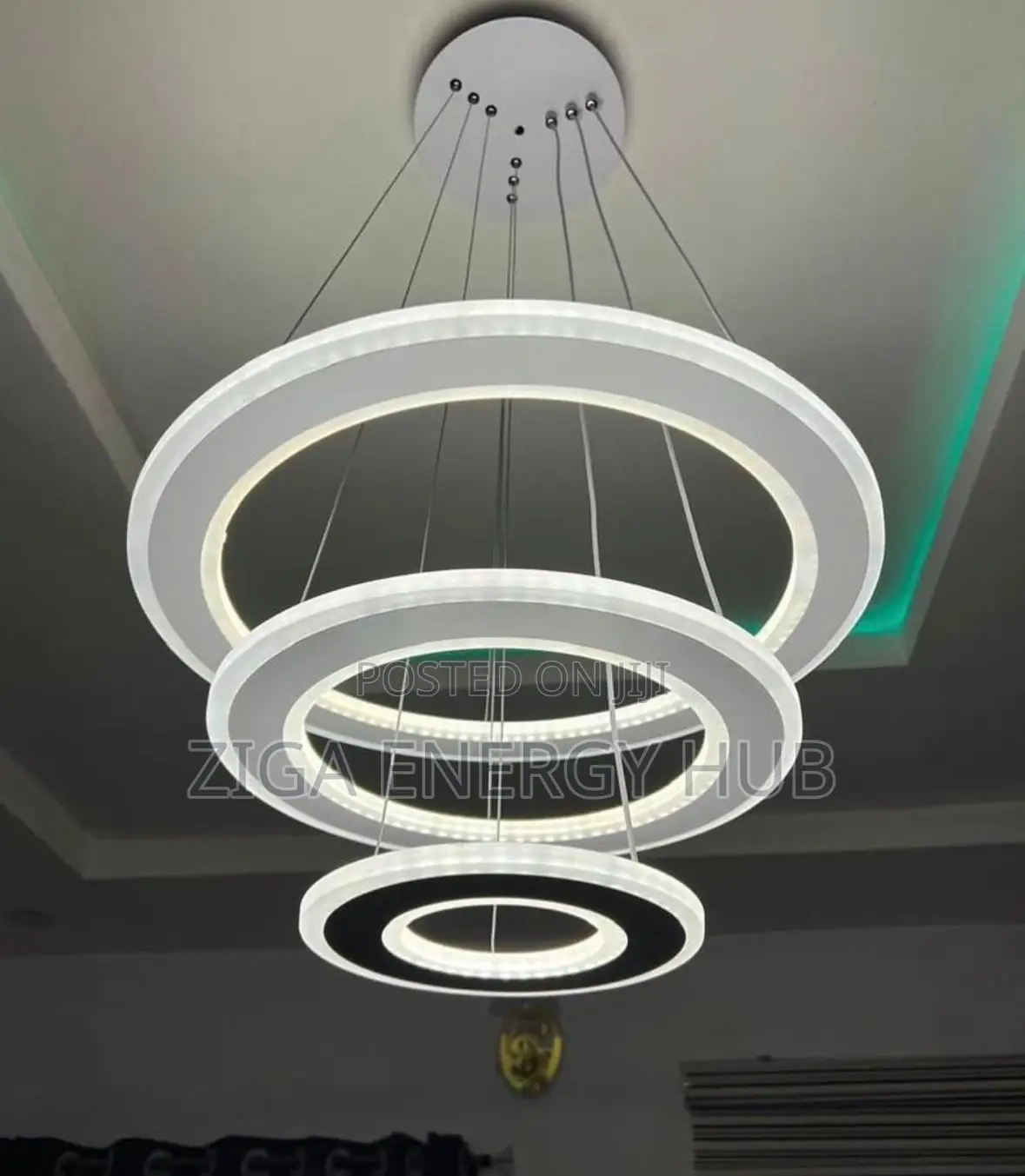 Three Ring Chandelier Light