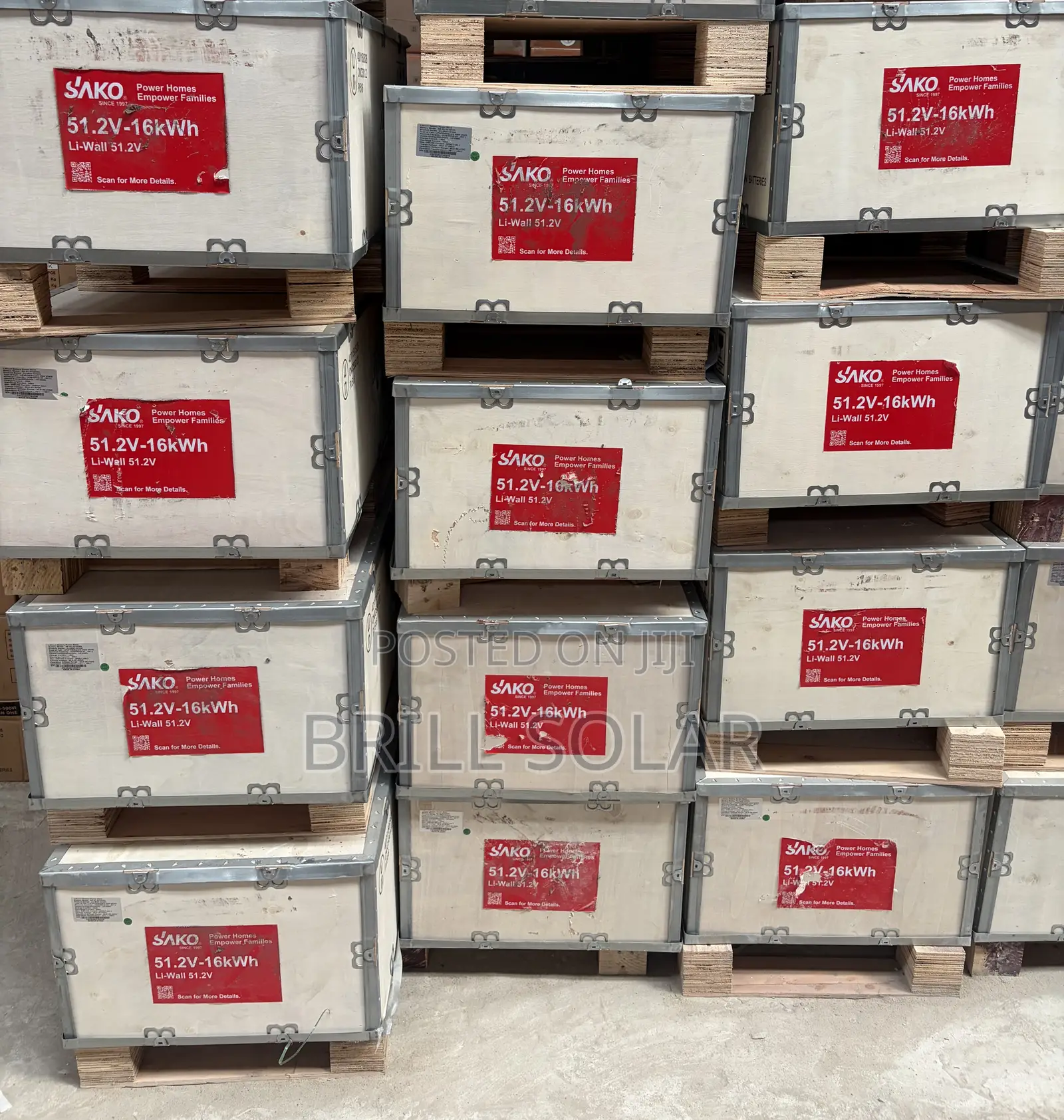 16kwh-51.2v Sako Solar Lithium Battery