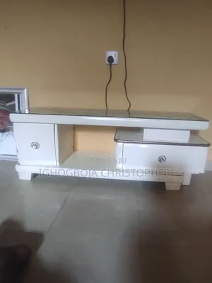 Used Tv Stand With Marble Glass Top